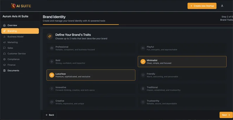 Gold Crew — product interface preview